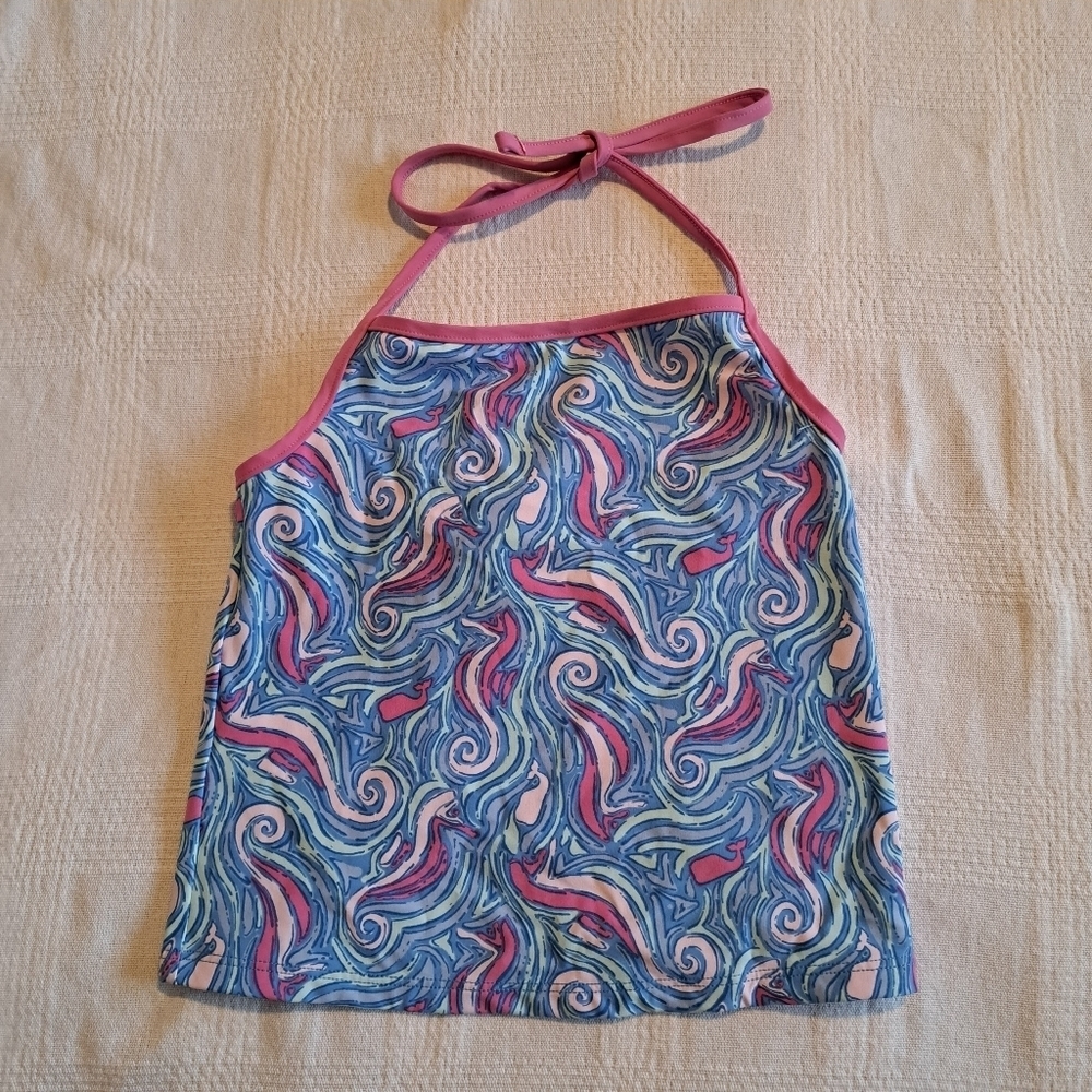 Vineyard Vines girls size XS 5/6 swim top,